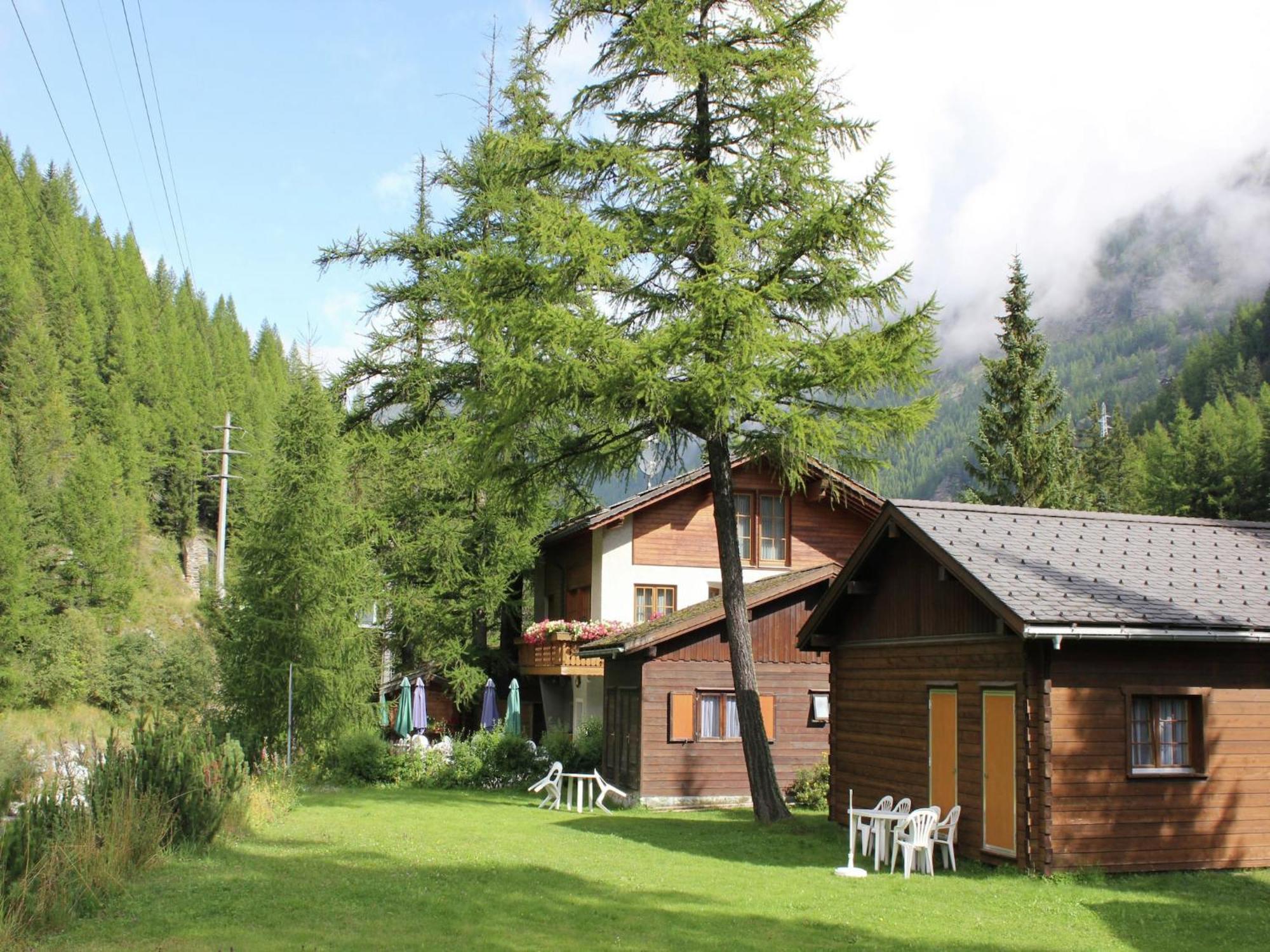 Modern Chalet In Saas Balen With Garden Exterior photo
