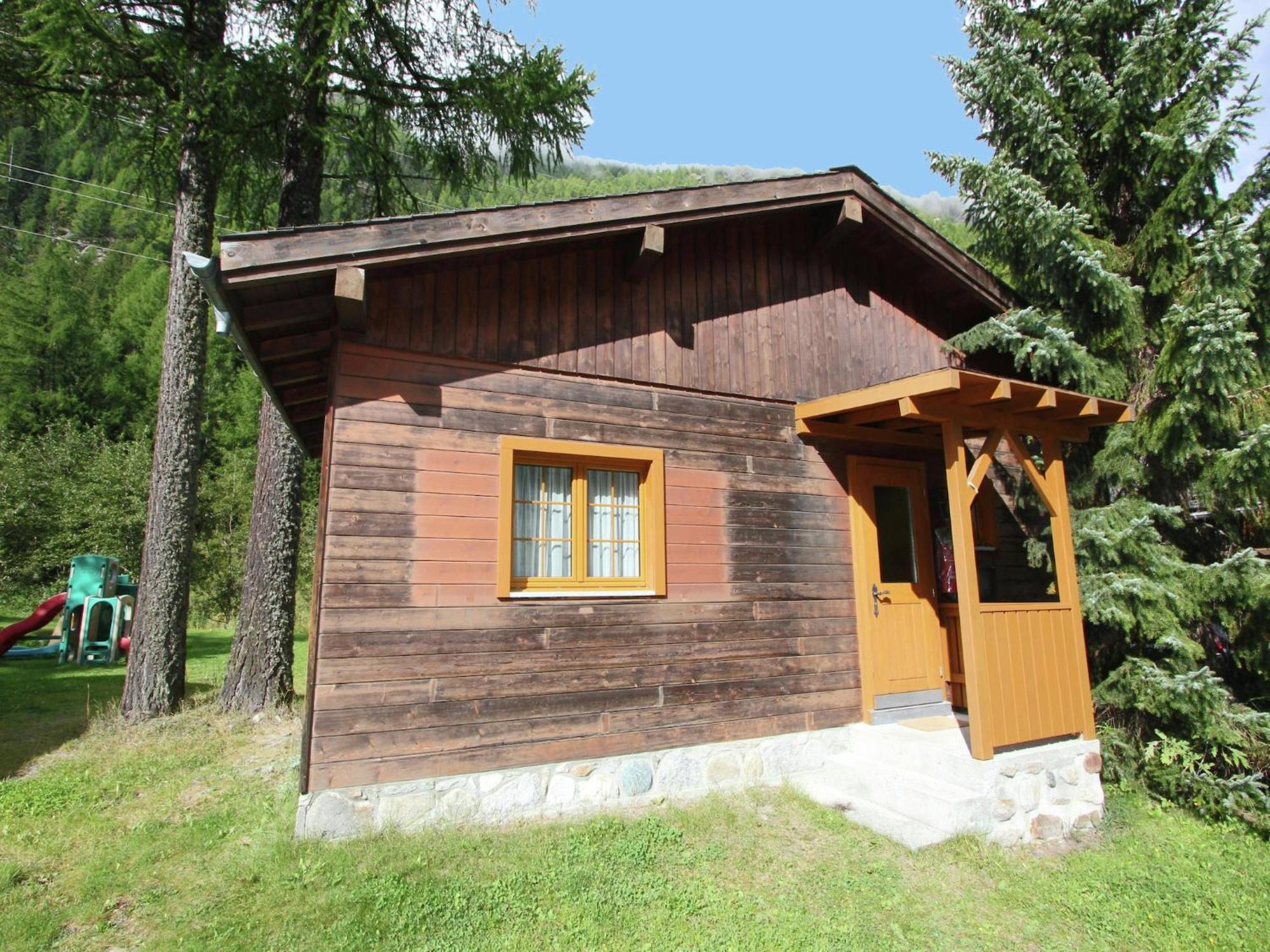 Modern Chalet In Saas Balen With Garden Exterior photo